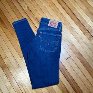 Levi's Blue 710 Super Skinny Jeans